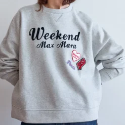 Weekend Max Mara - Sweat en coton - Gris