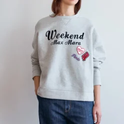 Weekend Max Mara - Sweat en coton - Gris