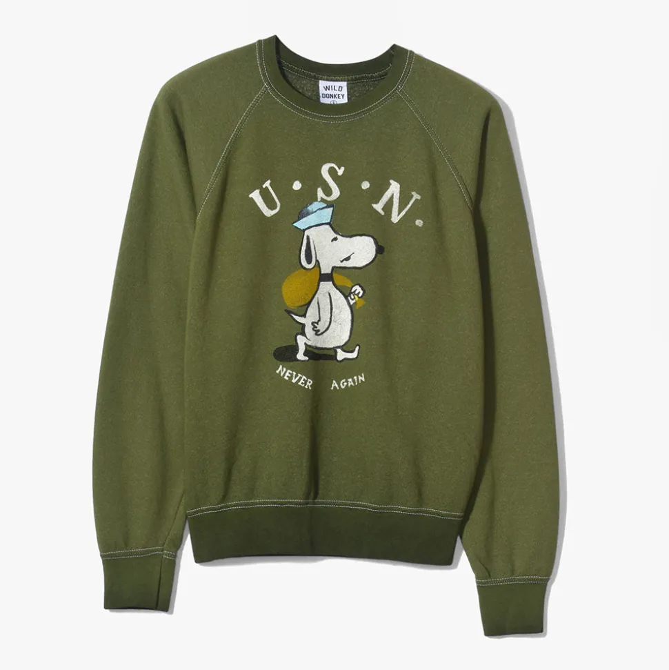 Wild Donkey - Sweat Never Again - Vert Militaire