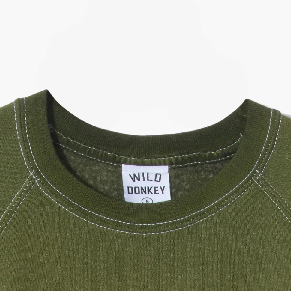 Wild Donkey - Sweat Never Again - Vert Militaire