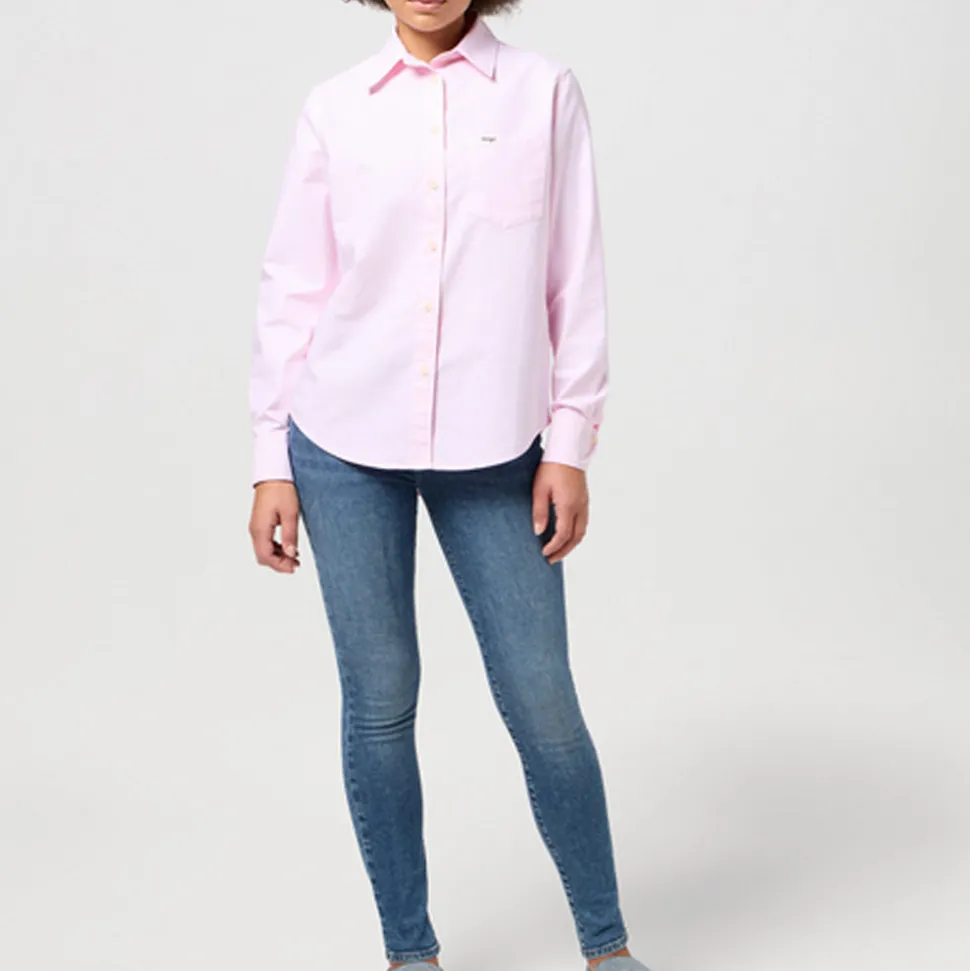 Wrangler - Chemise Rayée - Rose