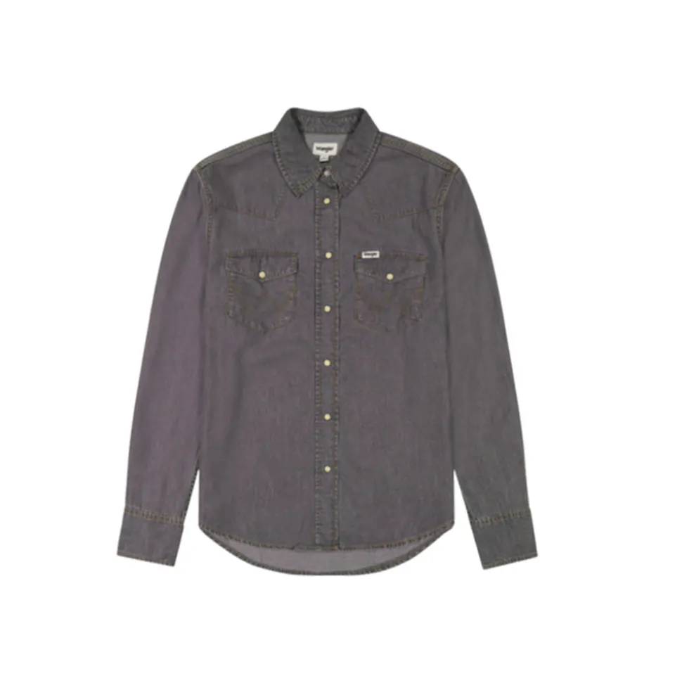 Wrangler - Chemise Regular - Gris