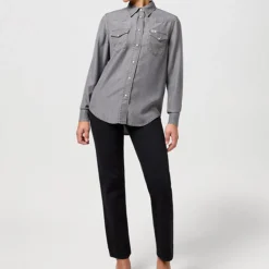 Wrangler - Chemise Regular - Gris