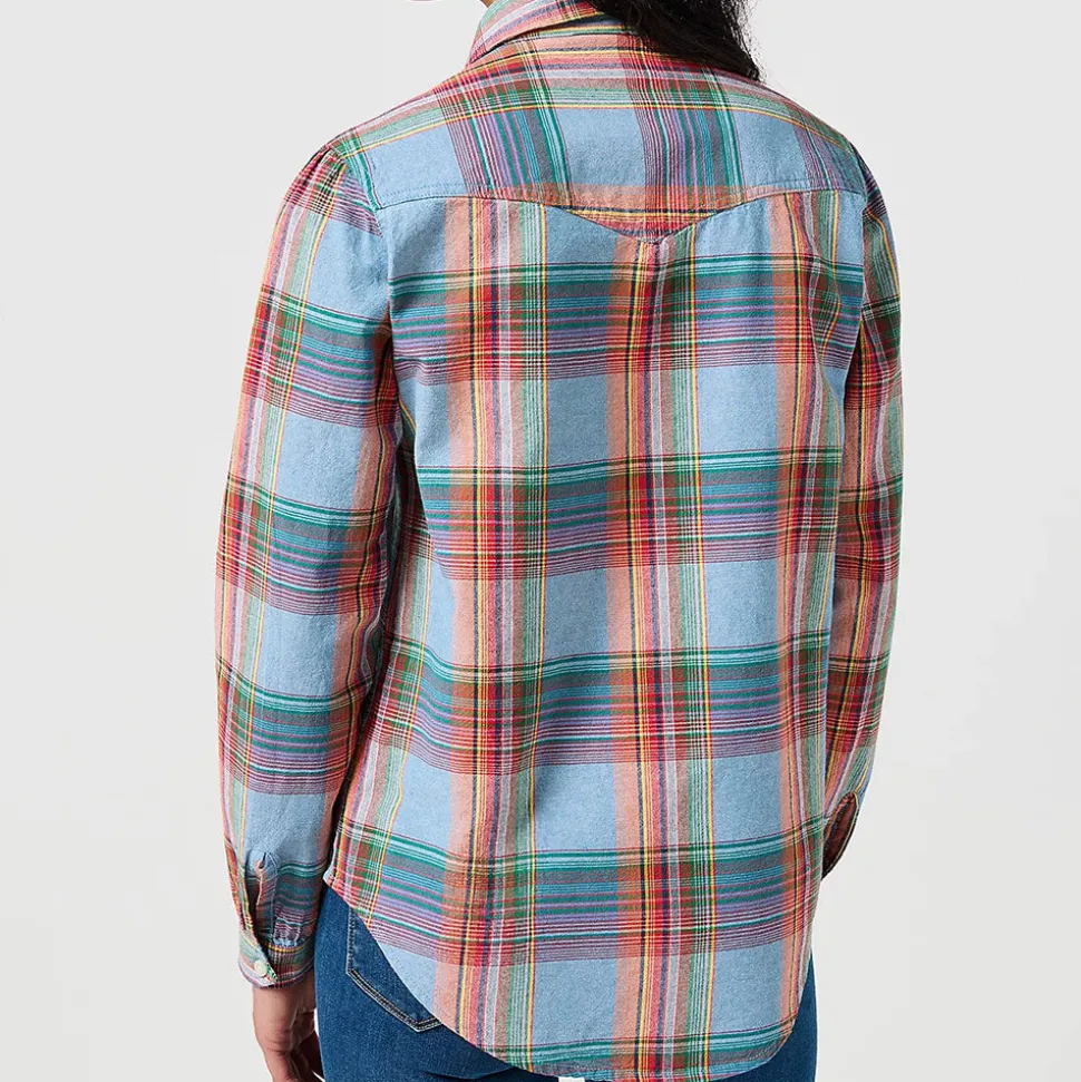 Wrangler - Chemise Western - Bleu