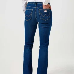 Wrangler - Jeans Flare - Bleu