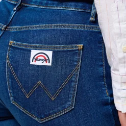 Wrangler - Jeans Flare - Bleu