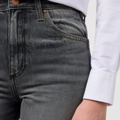 Wrangler - Jeans Mom Straight - Anthracite