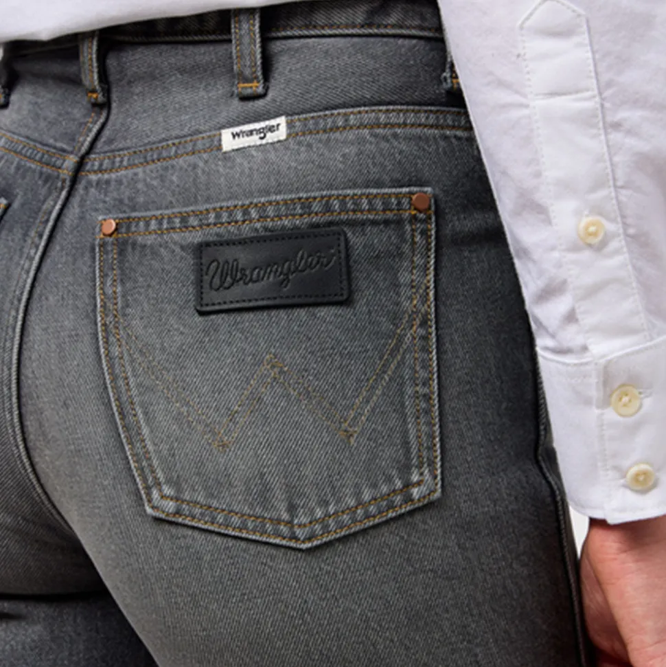 Wrangler - Jeans Mom Straight - Anthracite