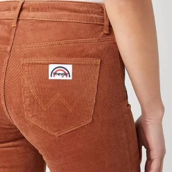Wrangler - Pantalon Flare - Marron