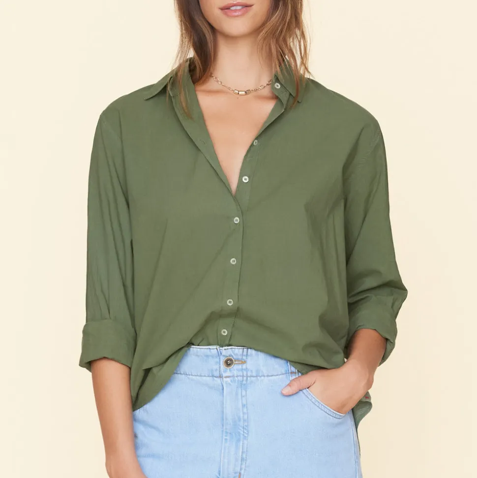 Xirena - Chemise Beau - Vert Militaire