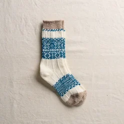 Yahae - Chaussettes Snow Pattern - Blanc