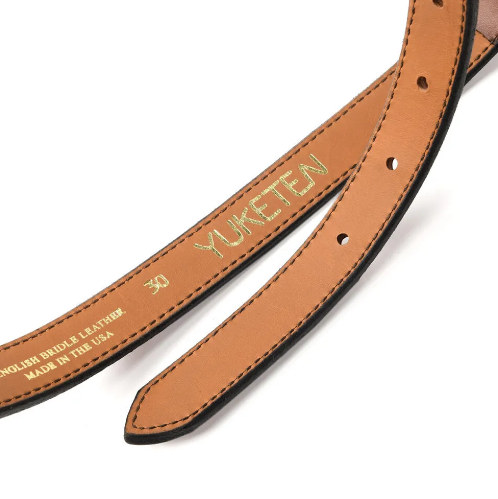 Yuketen - Ceinture en cuir Stirrup - Marron